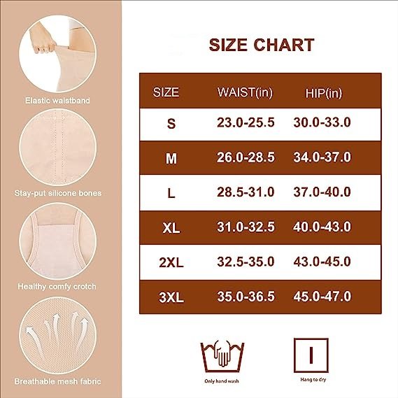 Shapewear for Women Tummy Control High Waisted Body Shaper Extra Firm Girdle